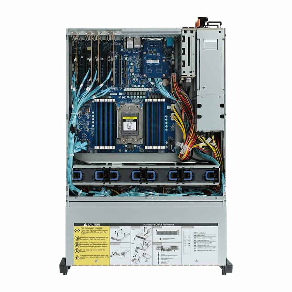 (image for) Gigabyte R272-Z32 2nd Gen EPYC Rome CPU 2U 24 Bay NVMe Barebone Server